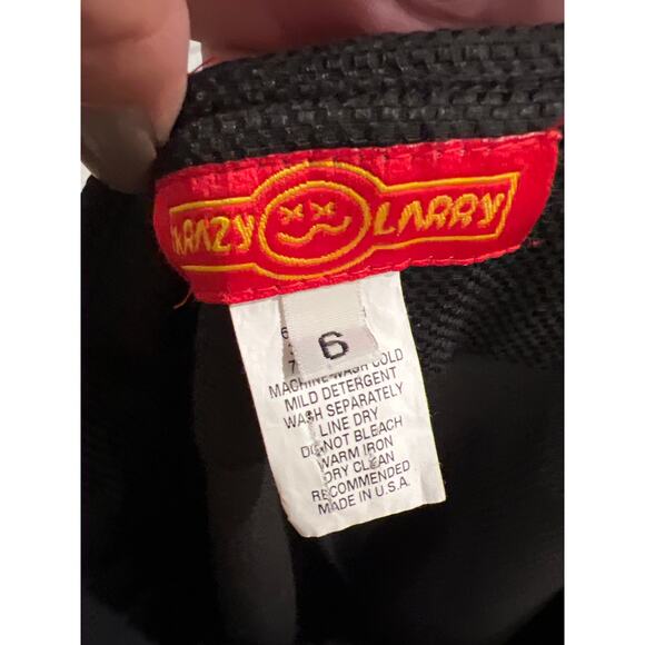 Krazy Larry size 6 black pull on pants - Picture 2 of 3